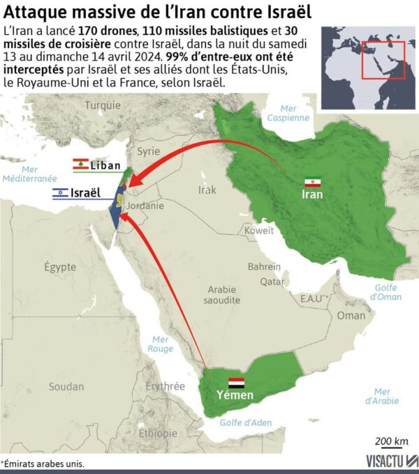 L’Iran proclame son contrôle total sur l’espace aérien israélien